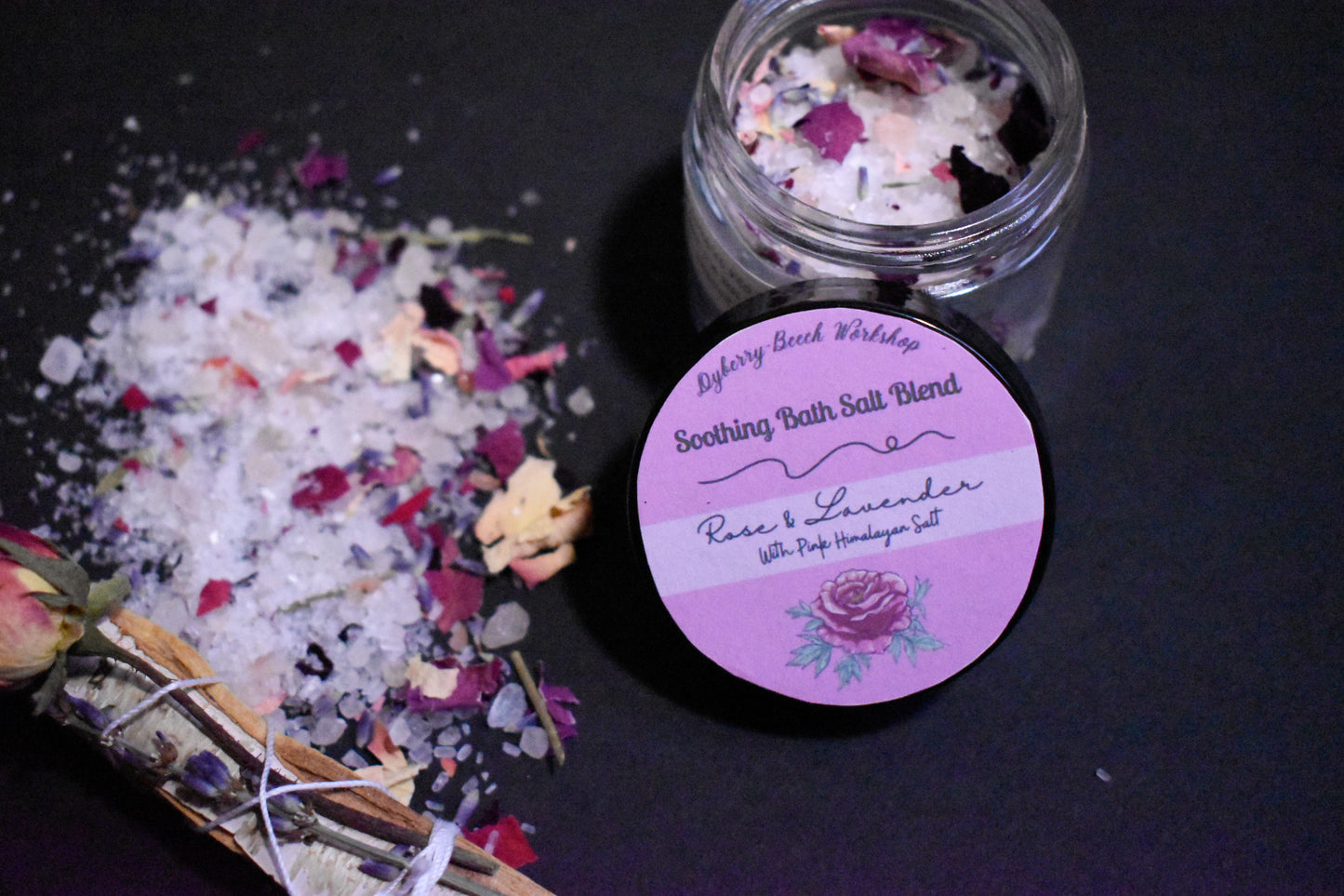 Rose & Lavender Epsom Salt Bath Soak