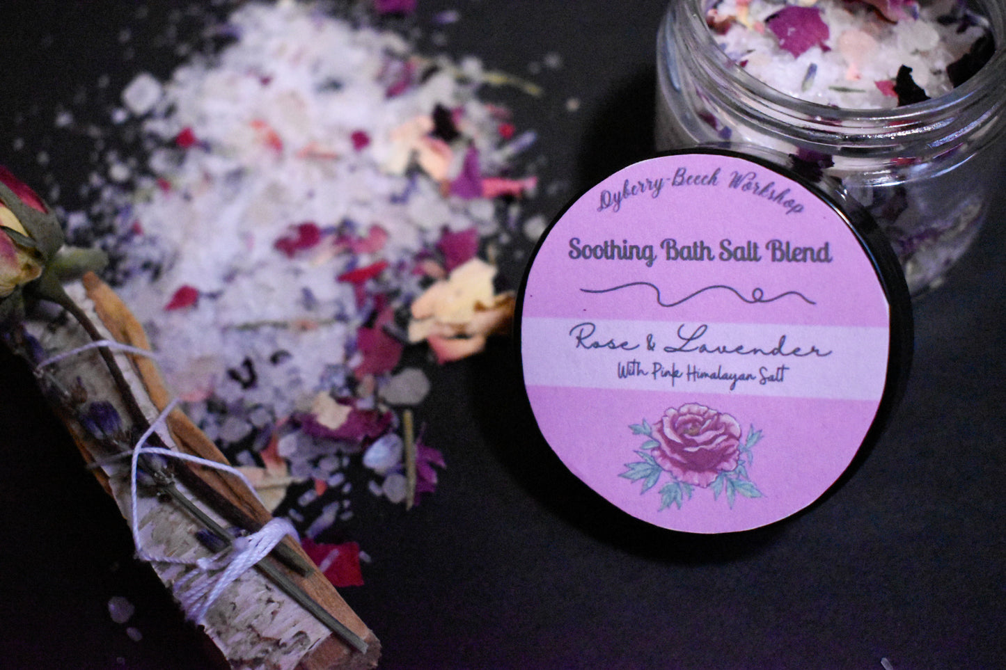 Rose & Lavender Epsom Salt Bath Soak