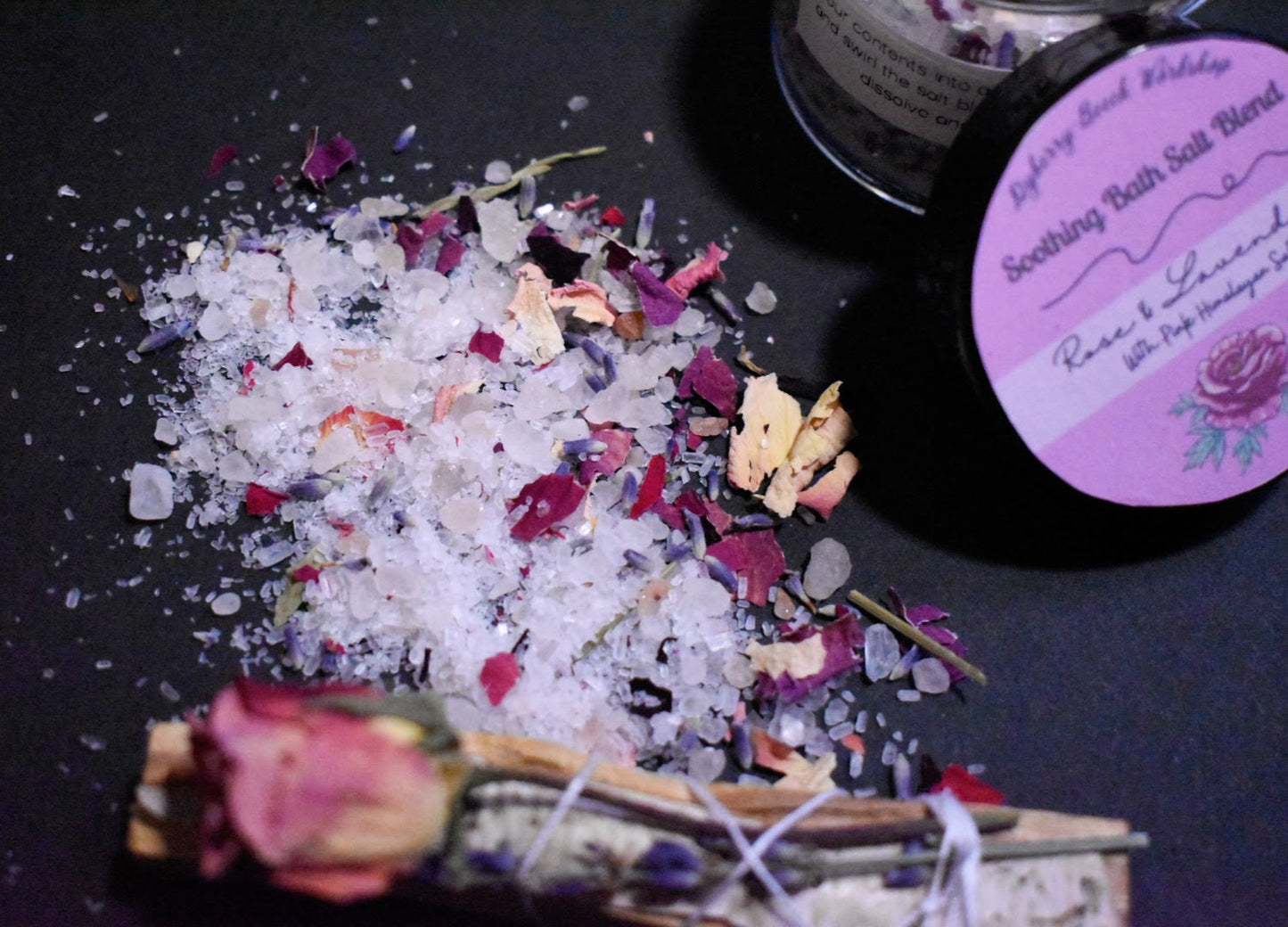 Rose & Lavender Epsom Salt Bath Soak