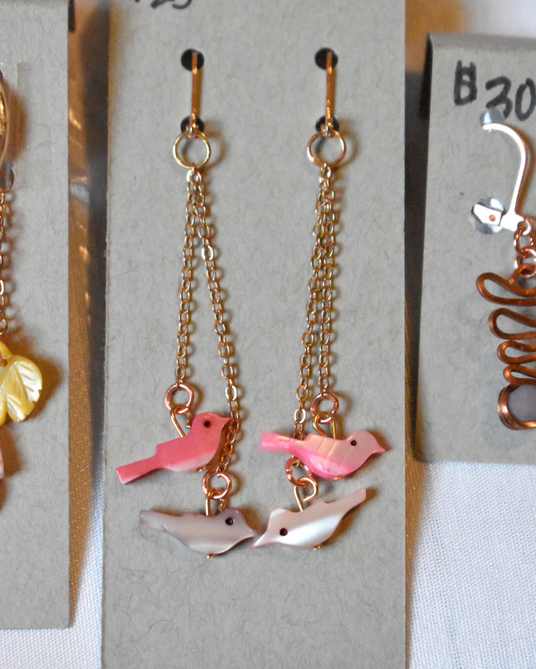 Gemstone Dangle Earrings