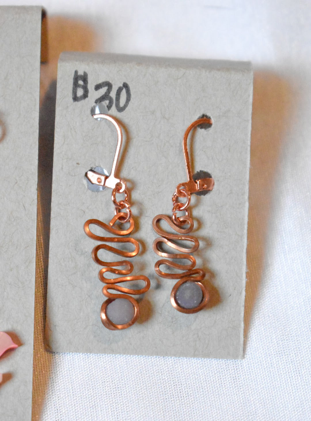 Gemstone Dangle Earrings