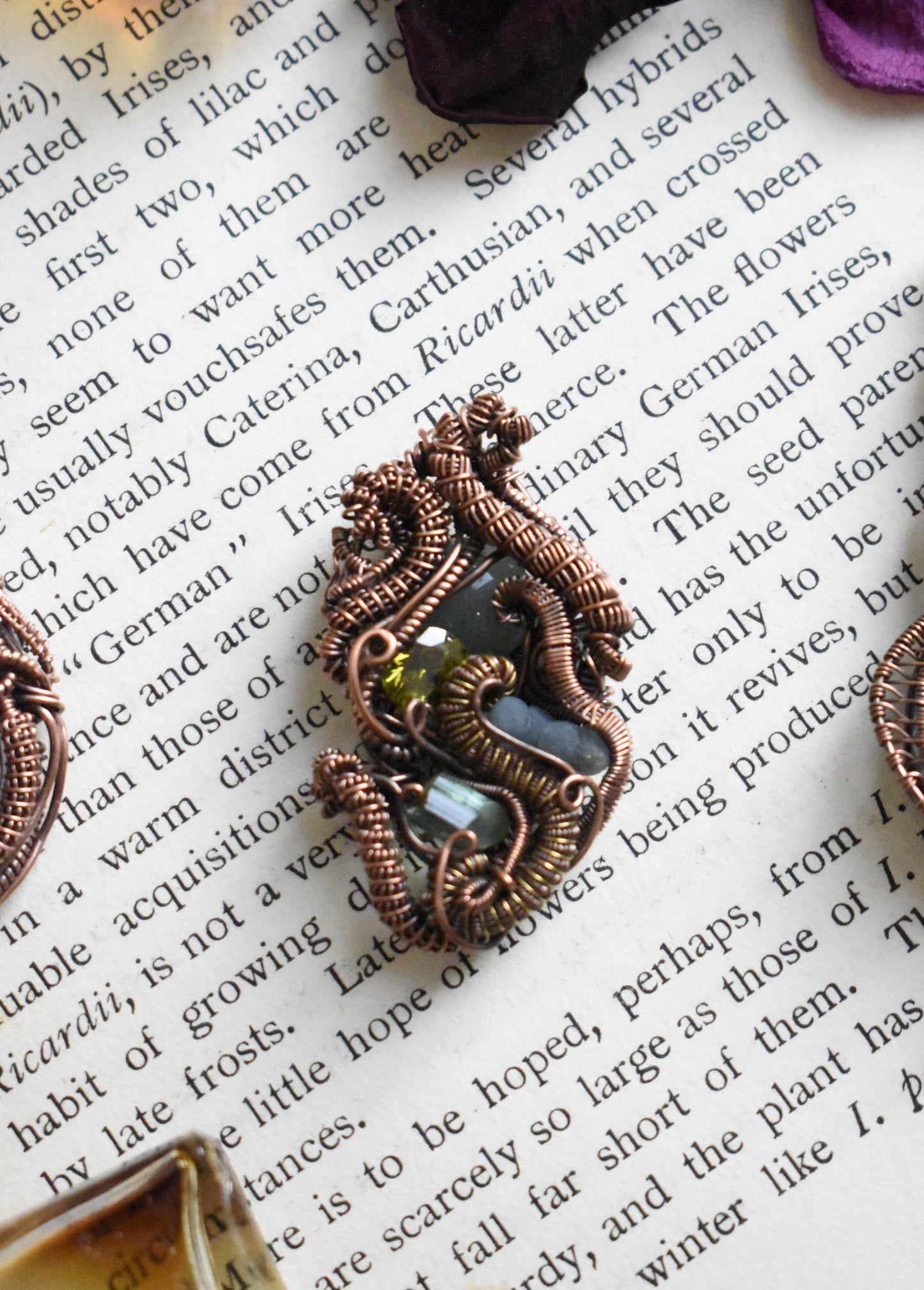 Gemstone Copper Pendants