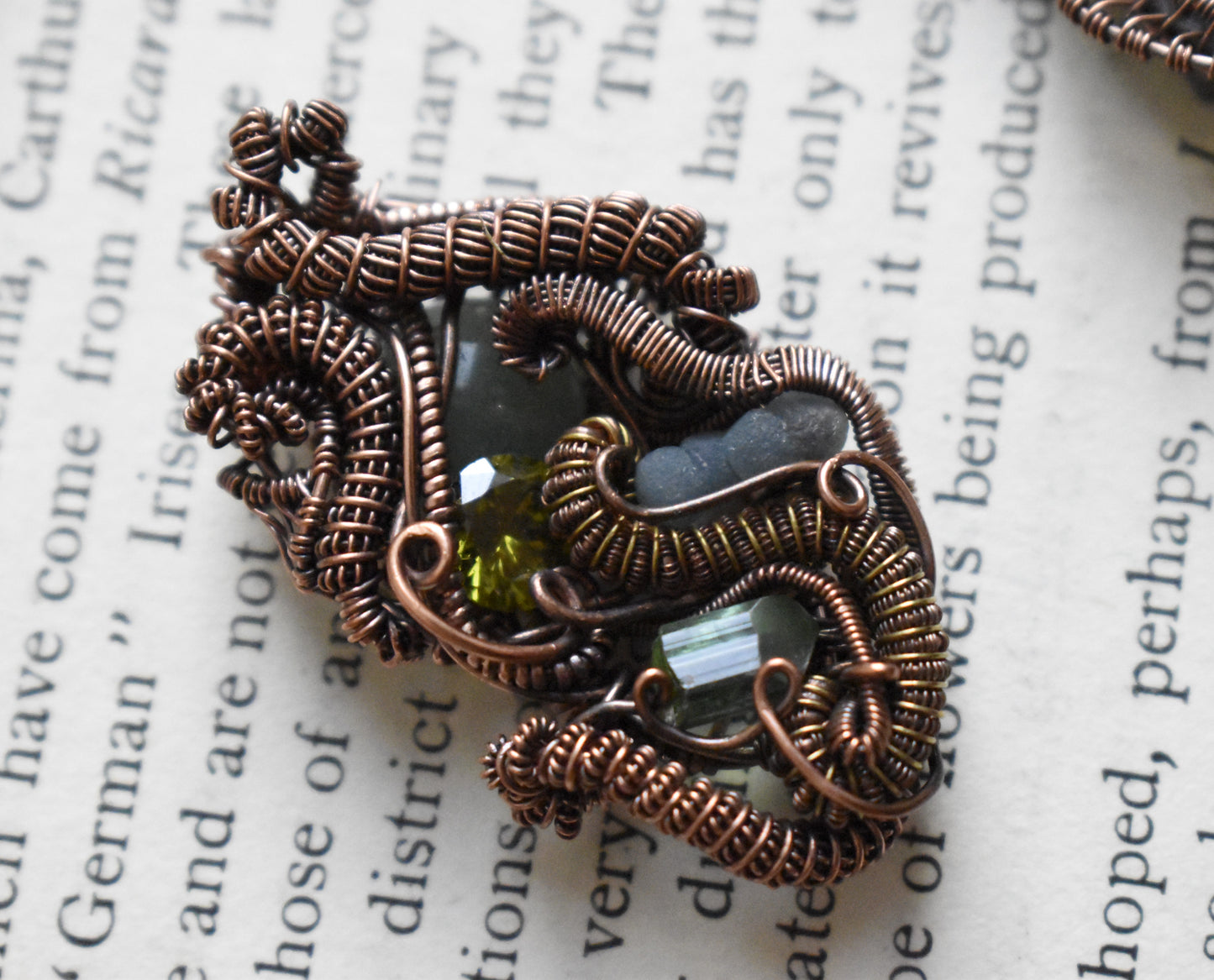 Gemstone Copper Pendants