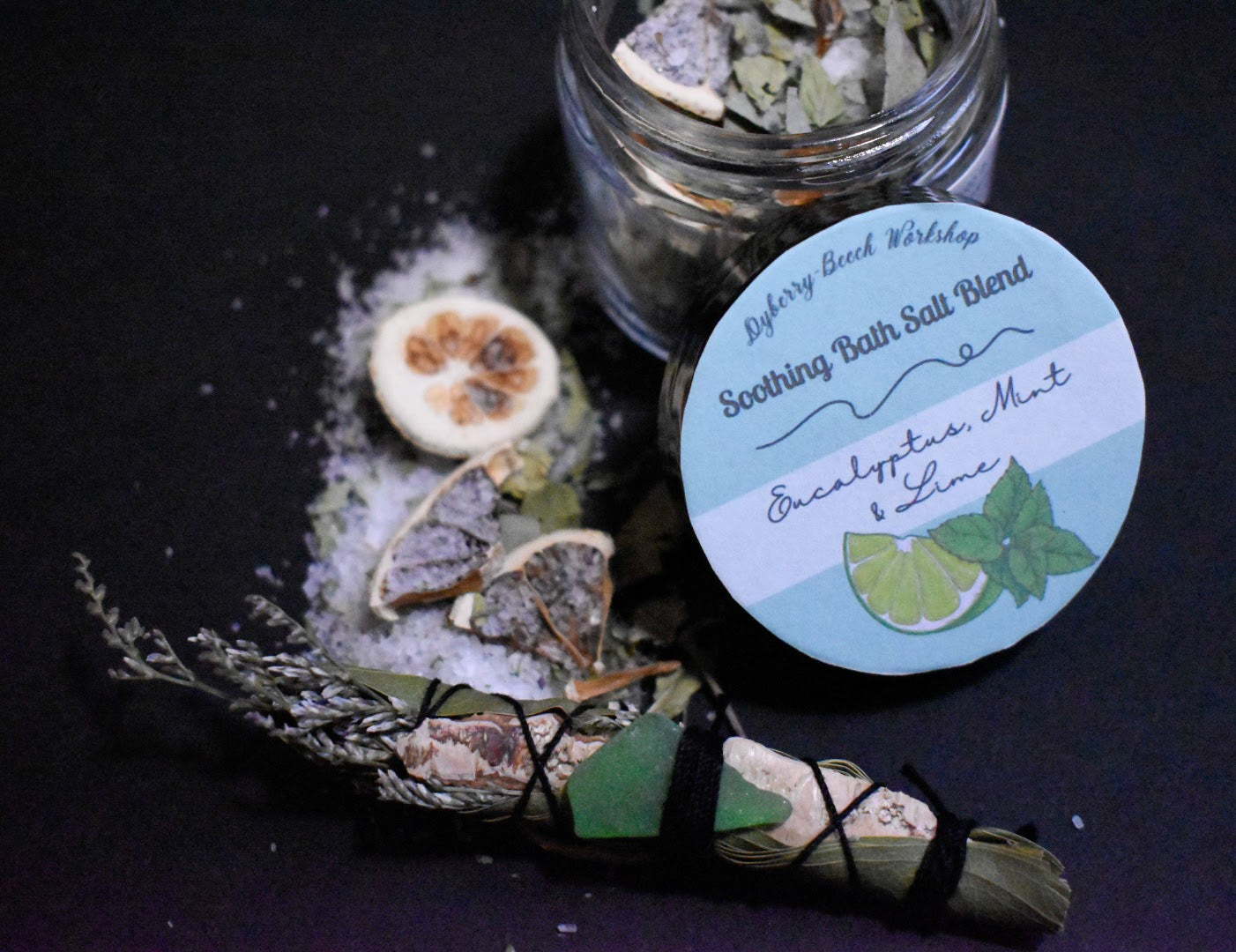 Eucalyptus, Mint & Lime Bath Salt Blend