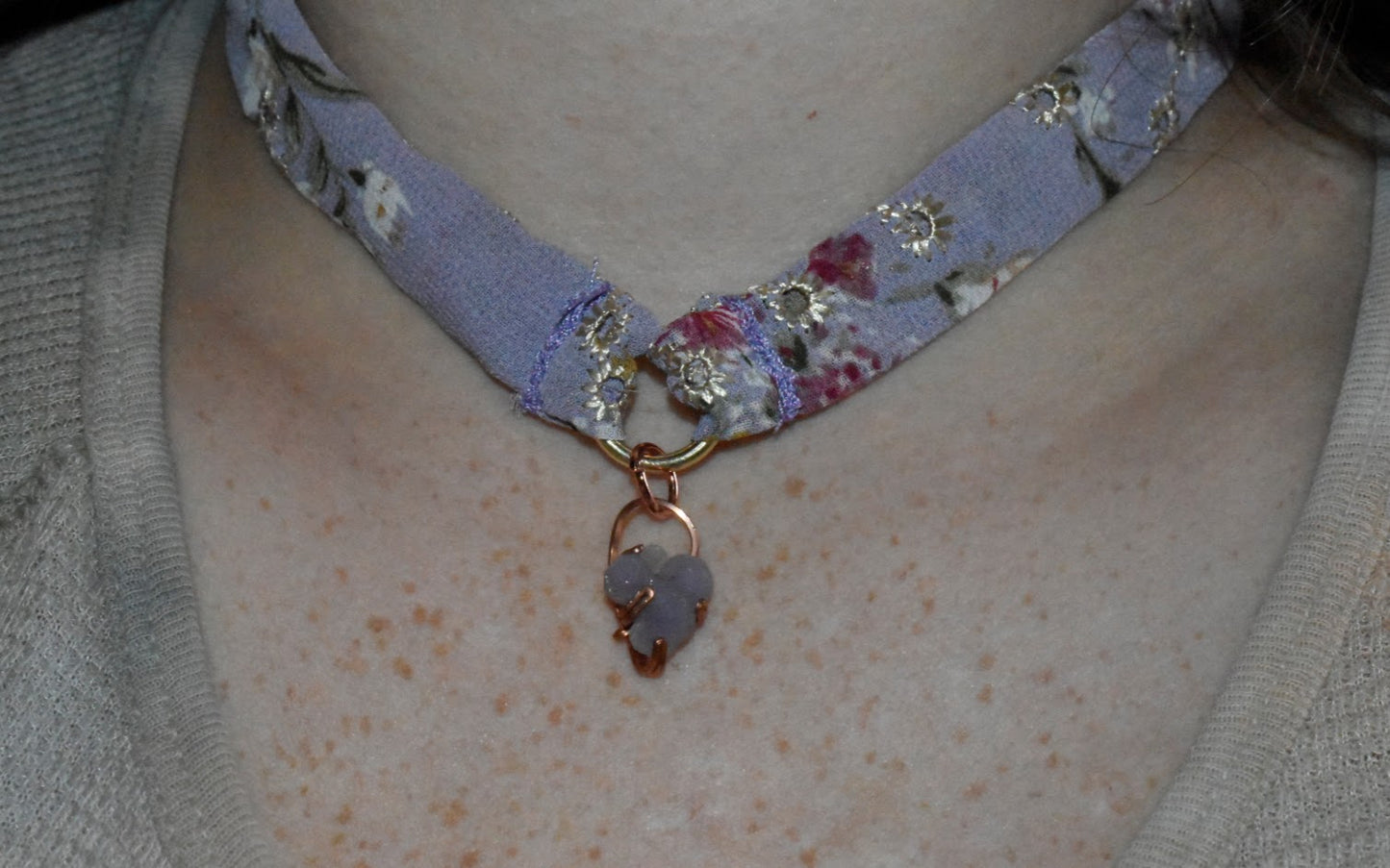 Grape Agate Choker