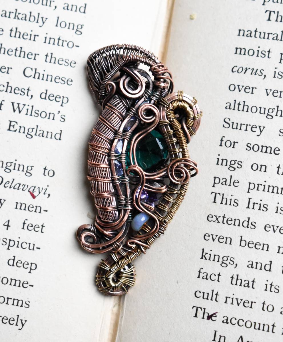 Gemstone Copper Pendant