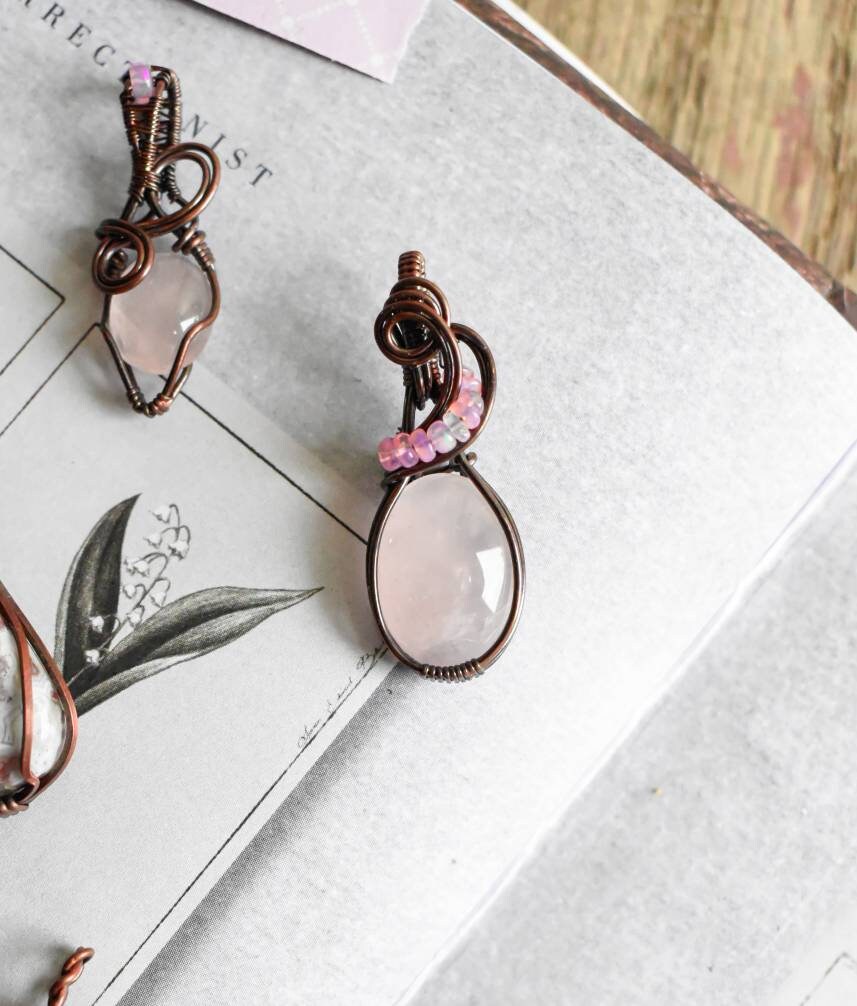 Gemstone Copper Pendants